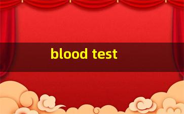  blood test